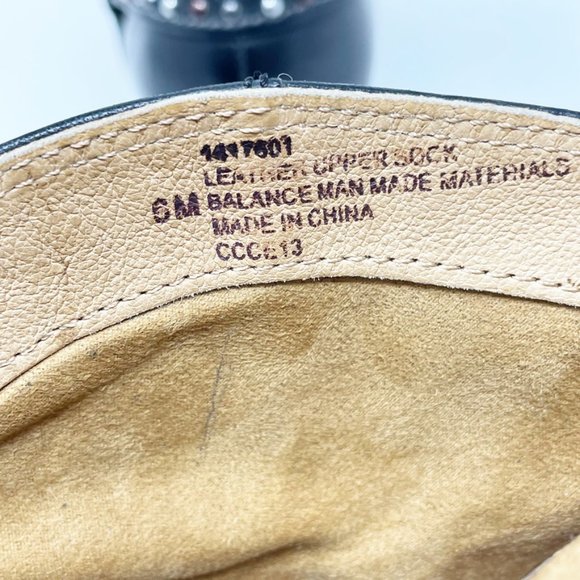 Sofft Womens Black Leather Studded Side Zip Heel Booties Size 6 - Picture 8 of 13